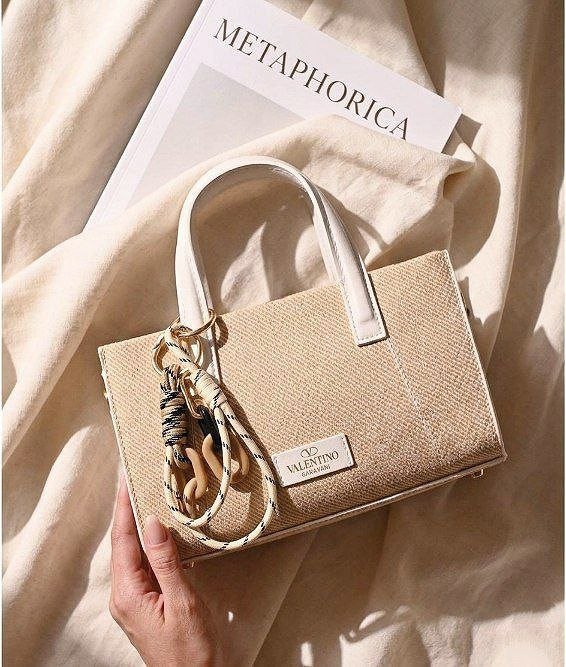 Structured Red Tote Bag — Valentino