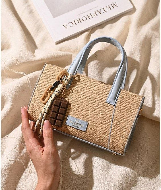 Structured Red Tote Bag — Valentino