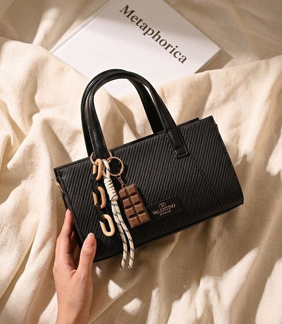 Structured Red Tote Bag — Valentino