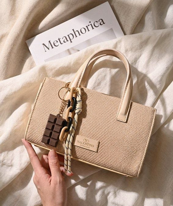 Structured Red Tote Bag — Valentino